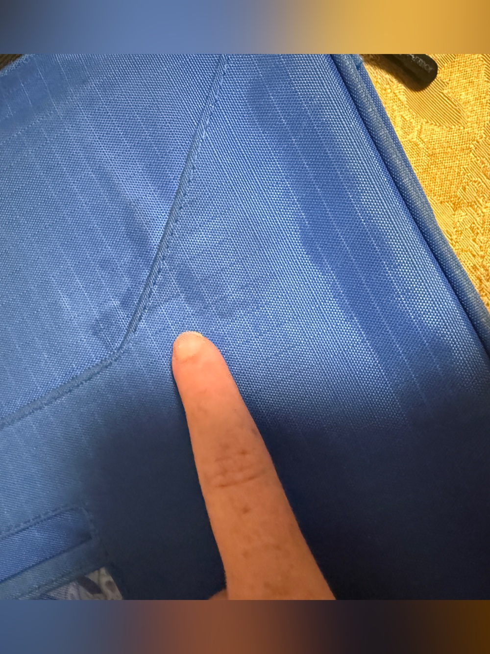 Blue Men's Laptop Briefcase team bcps - Picture 5 of 9